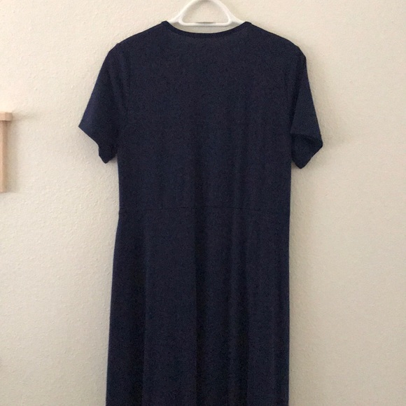Basic Navy Wrap Maxi - Picture 4 of 4